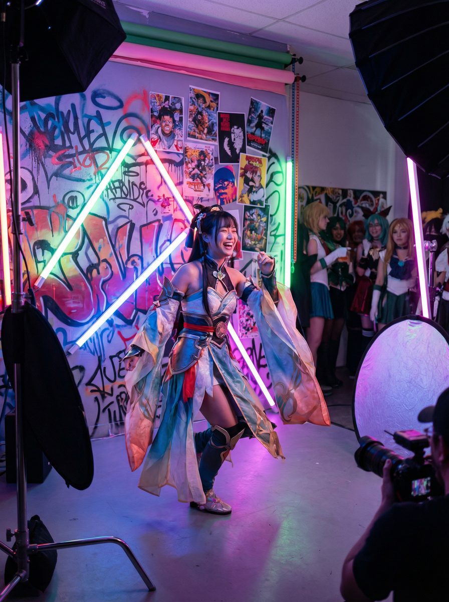 萝莉岛传媒cosplay拍摄